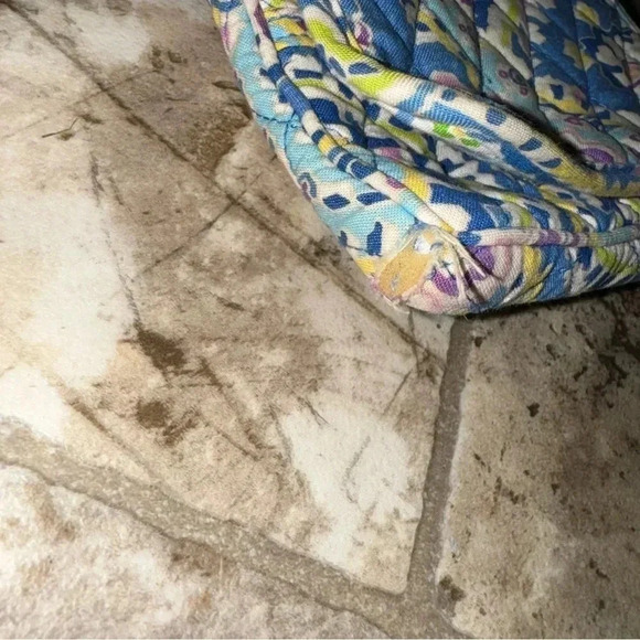 Women’s Vera Bradley Mini Hipster Capri Blue Retired Crossbody Wallet Mini Purse - Picture 2 of 13